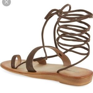 Jeffrey Campbell Vista tall lace up sandals size 8